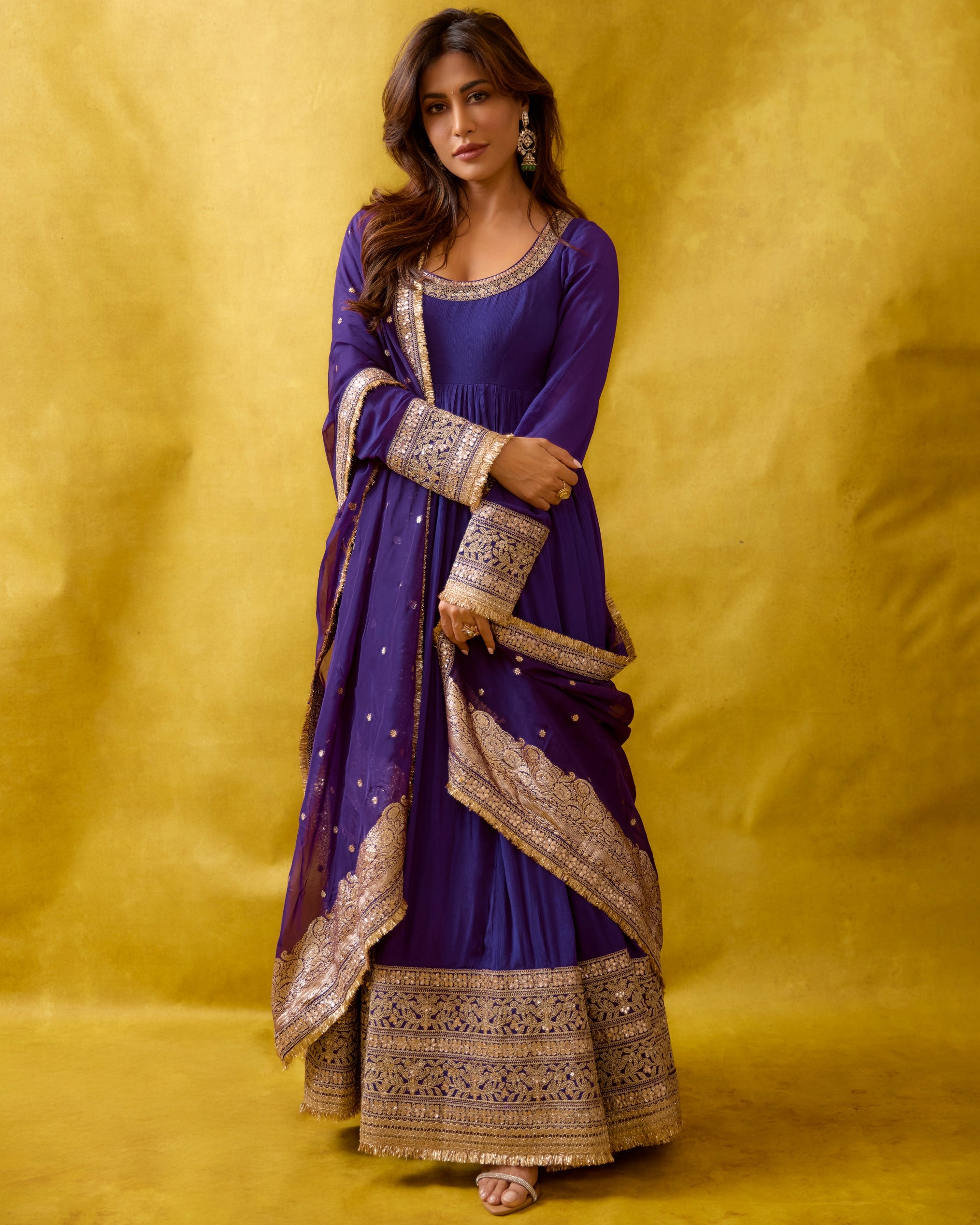 Chitrangada Anarkali Set