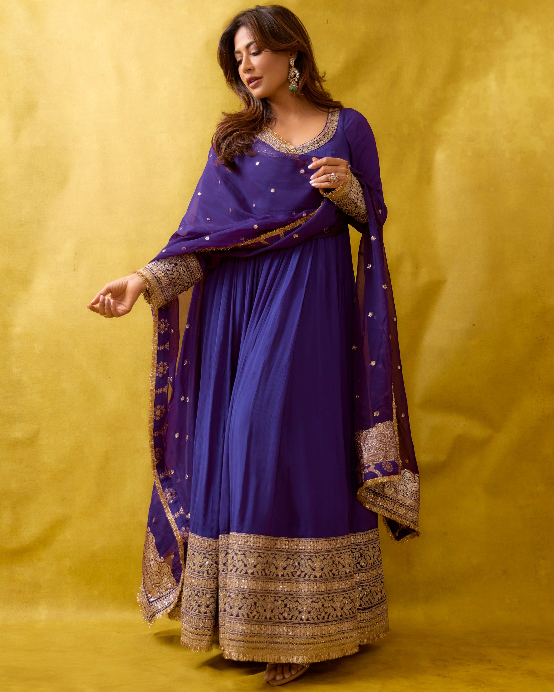 Chitrangada Anarkali Set