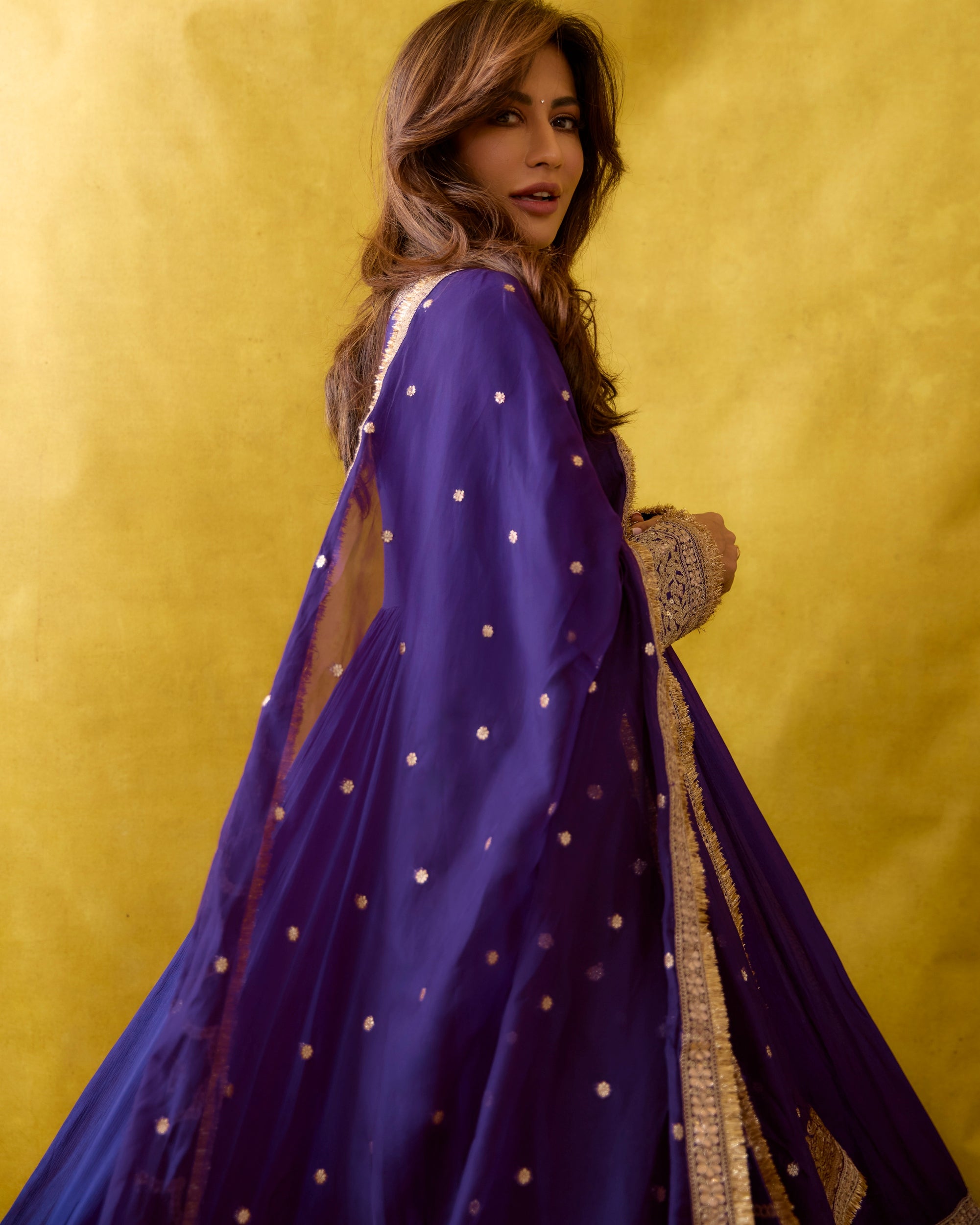 Chitrangada Anarkali Set