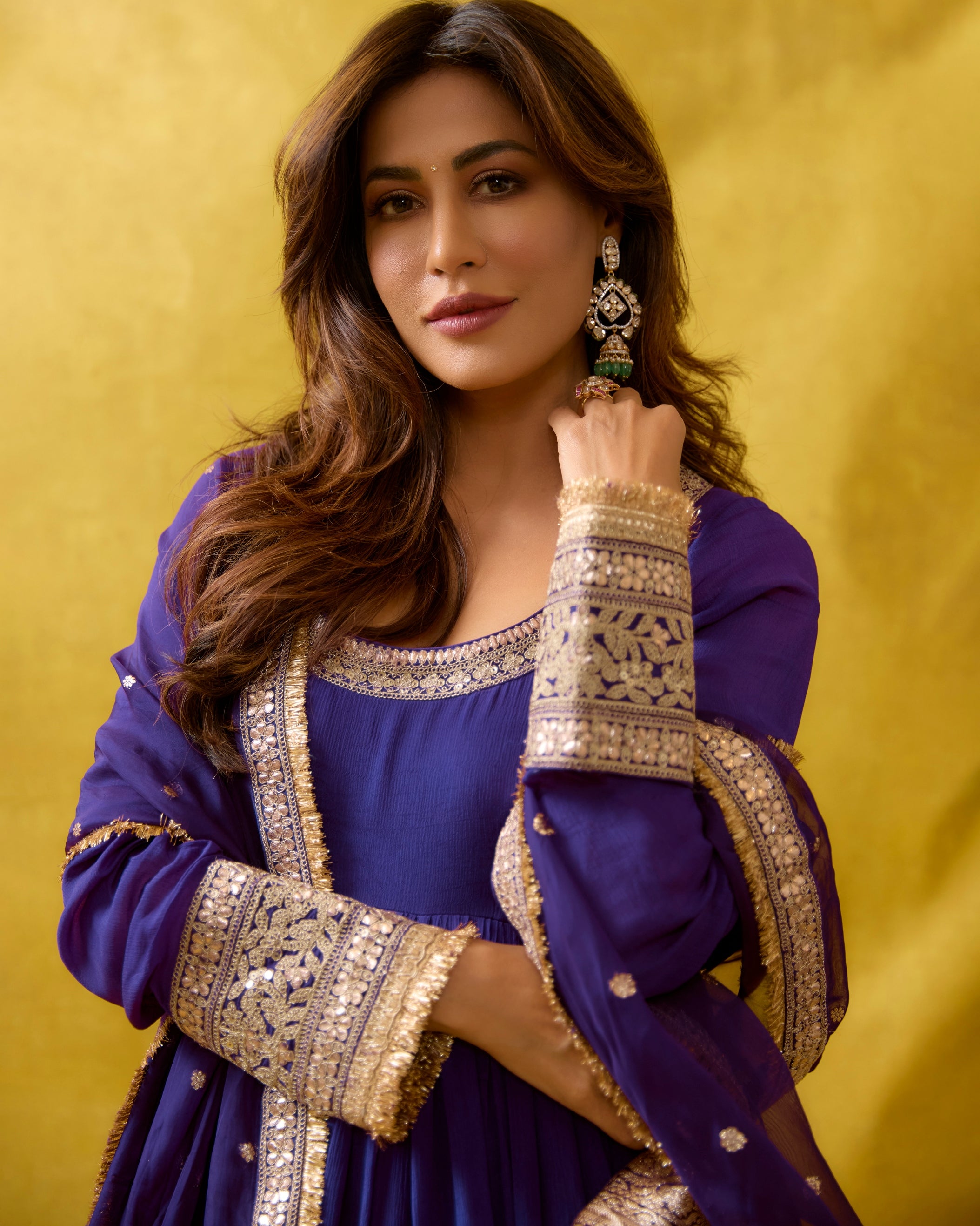 Chitrangada Anarkali Set