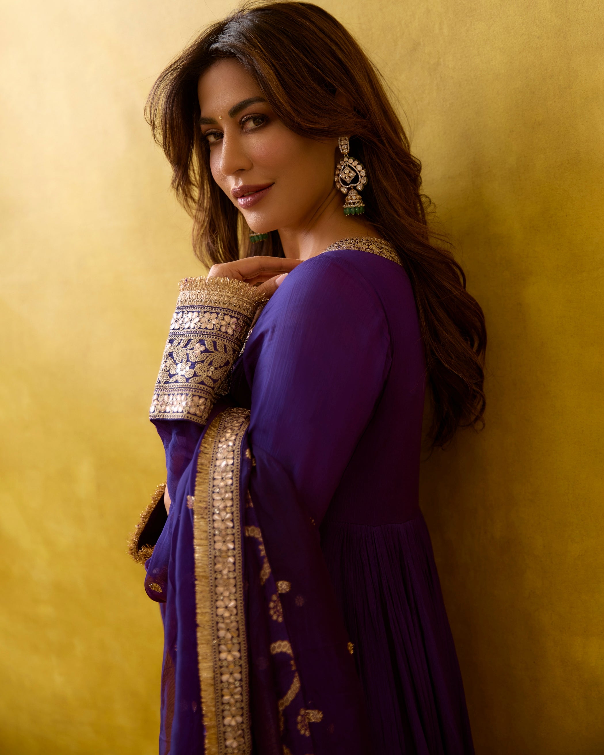 Chitrangada Anarkali Set