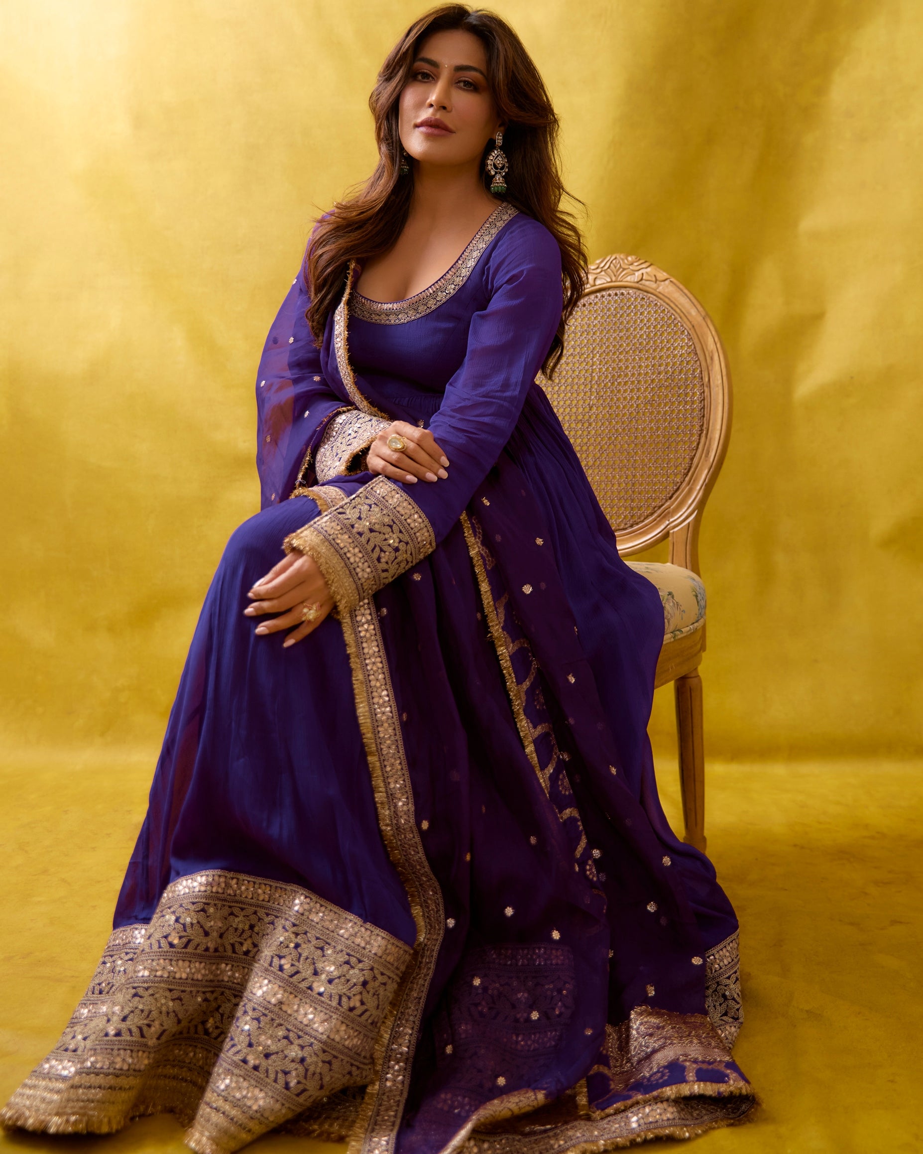 Chitrangada Anarkali Set