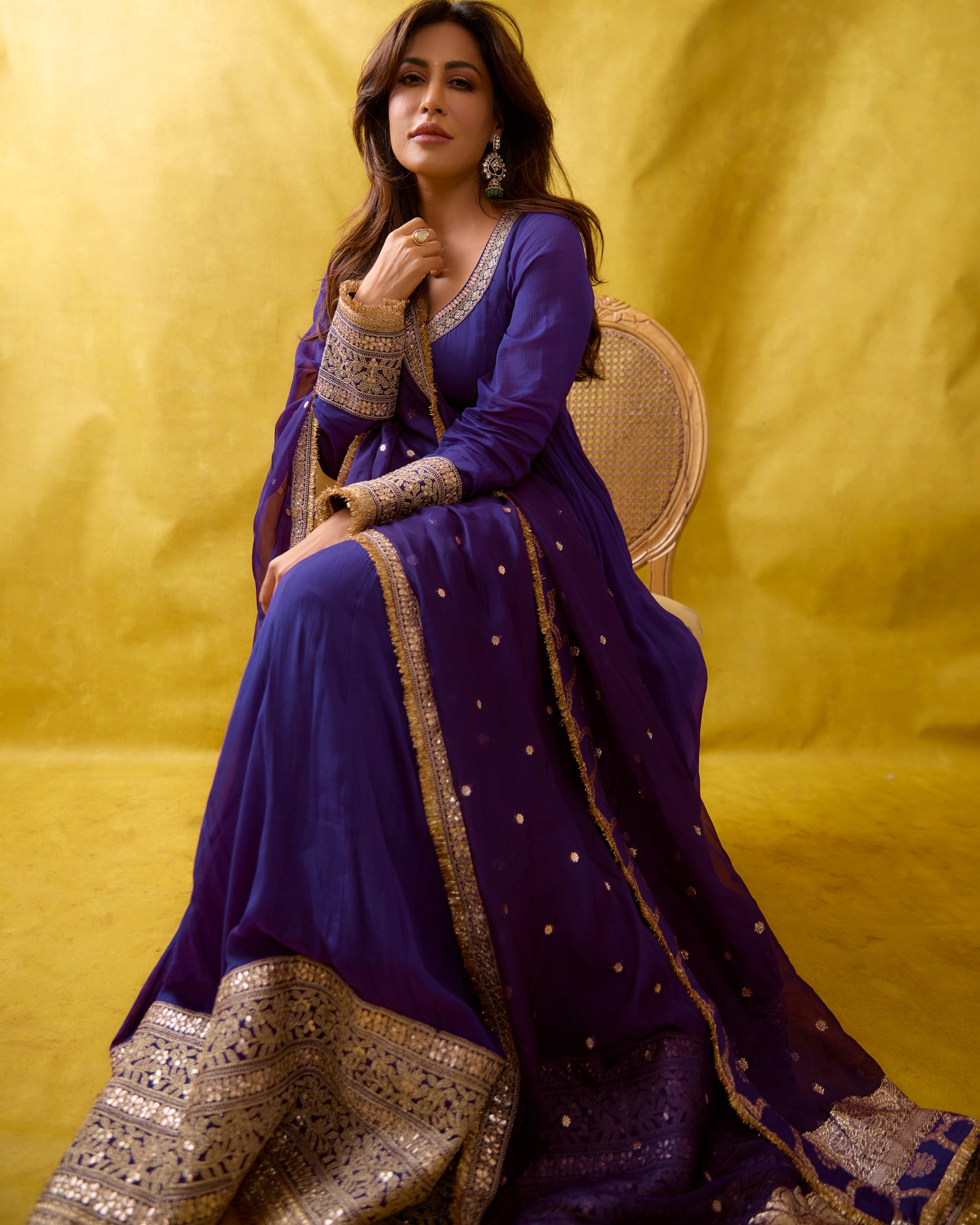 Chitrangada Anarkali Set
