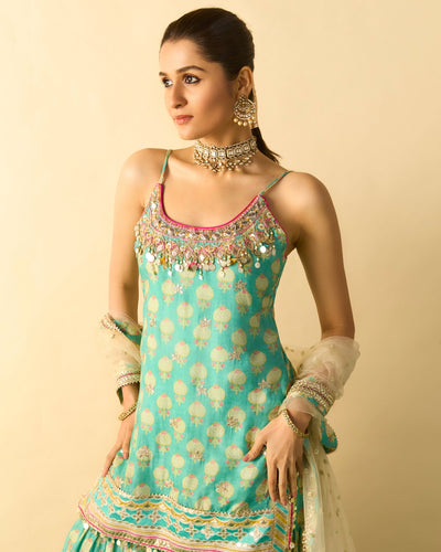 Ravina Strappy Sharara Set
