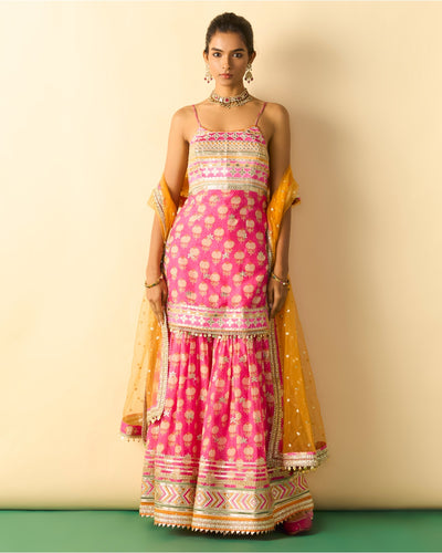 Pink Dhriaa Strappy Set