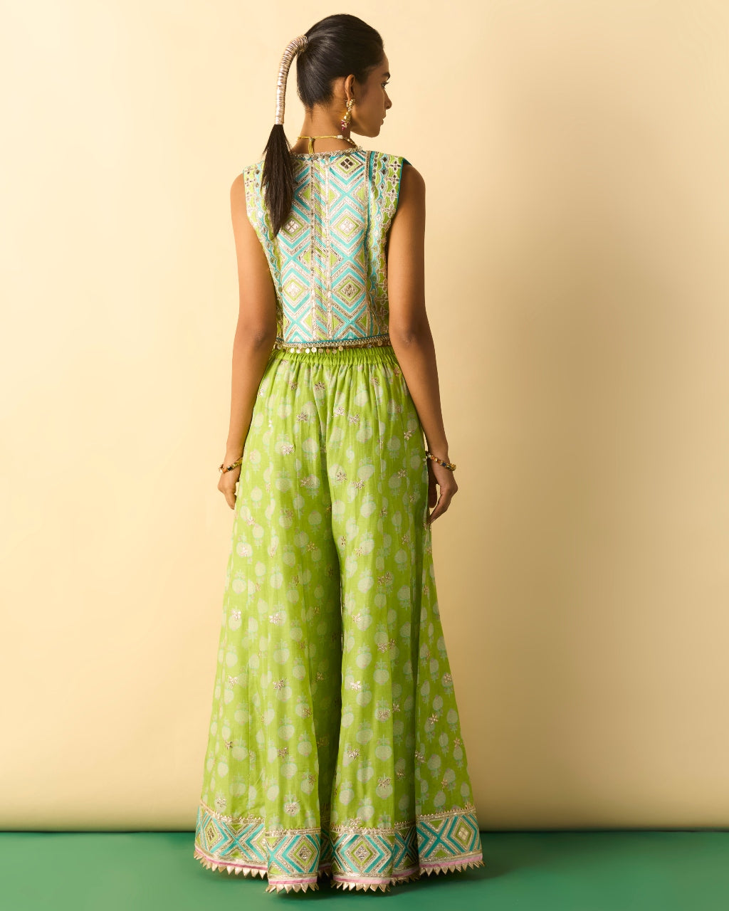 Green Eira Pant Set
