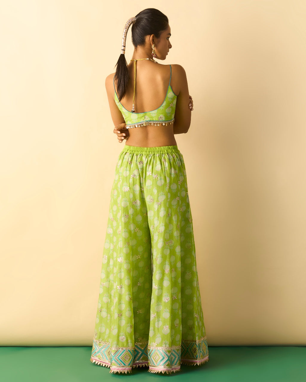 Green Eira Pant Set