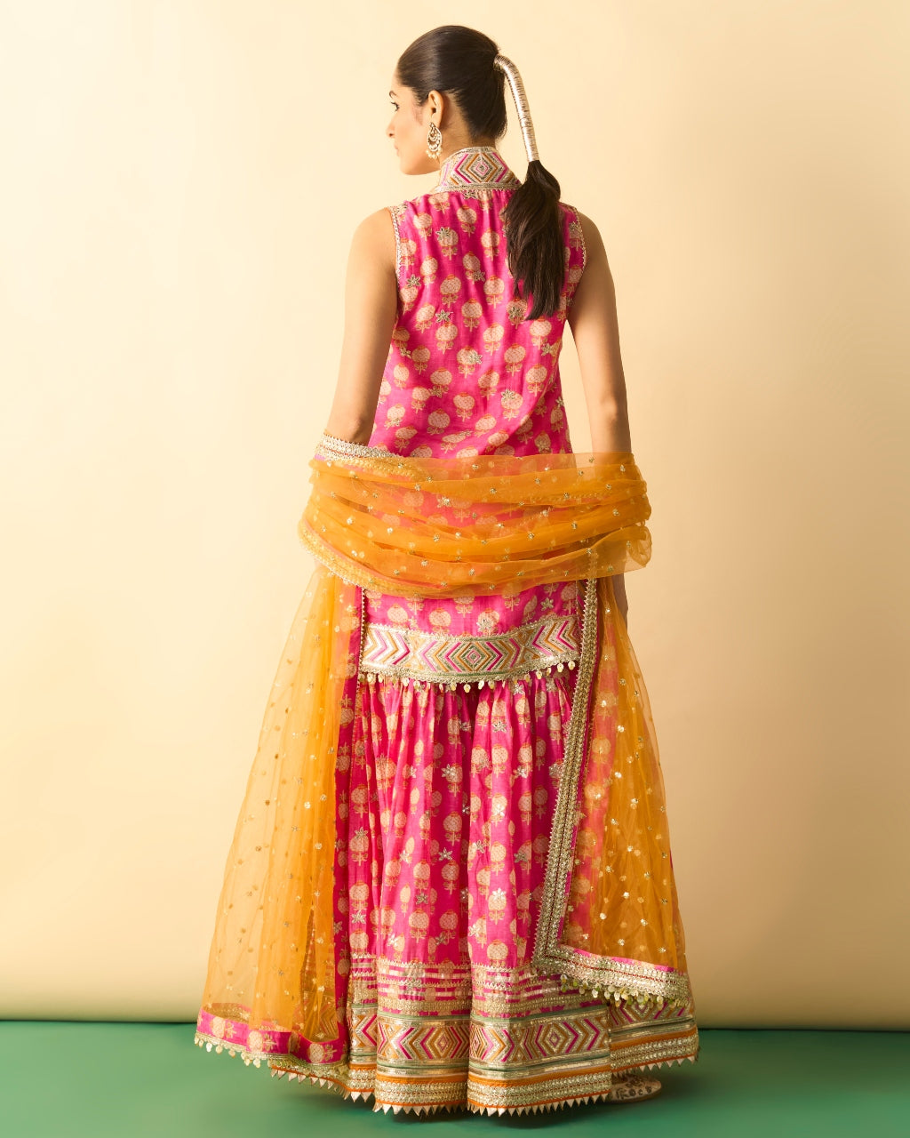 Pink Aarvi Sharara Set