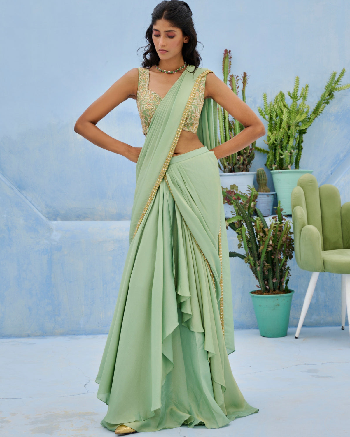 Haseen Pre-Drape Sari