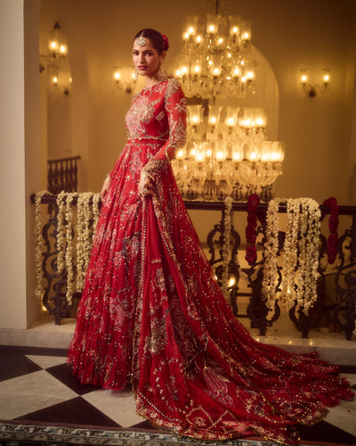 Huda Anarkali Set