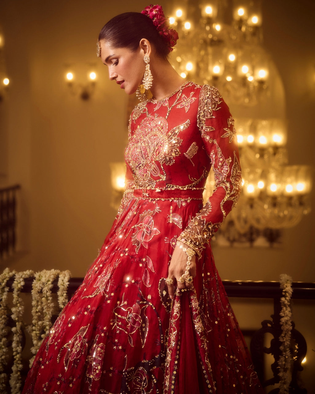 Huda Anarkali Set
