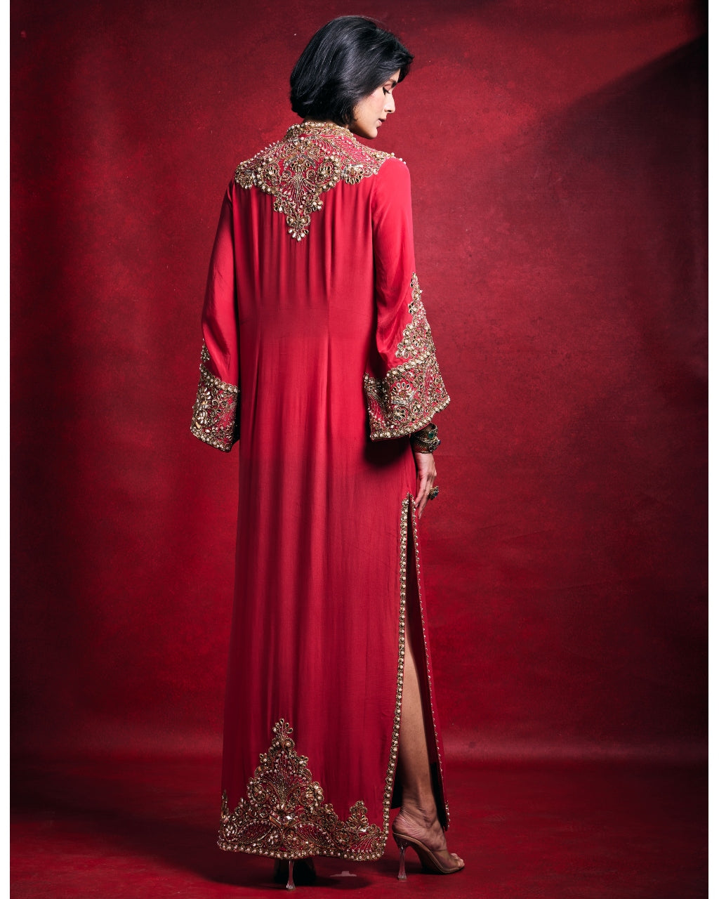 Fuscia Kaftan Set