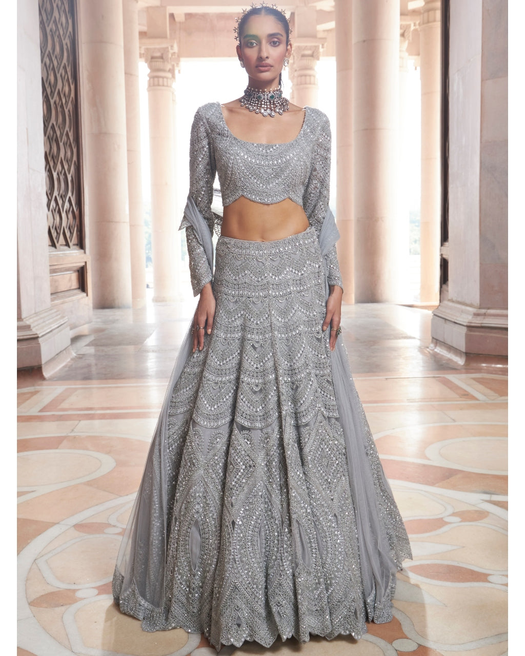 Zreh Lehenga Set