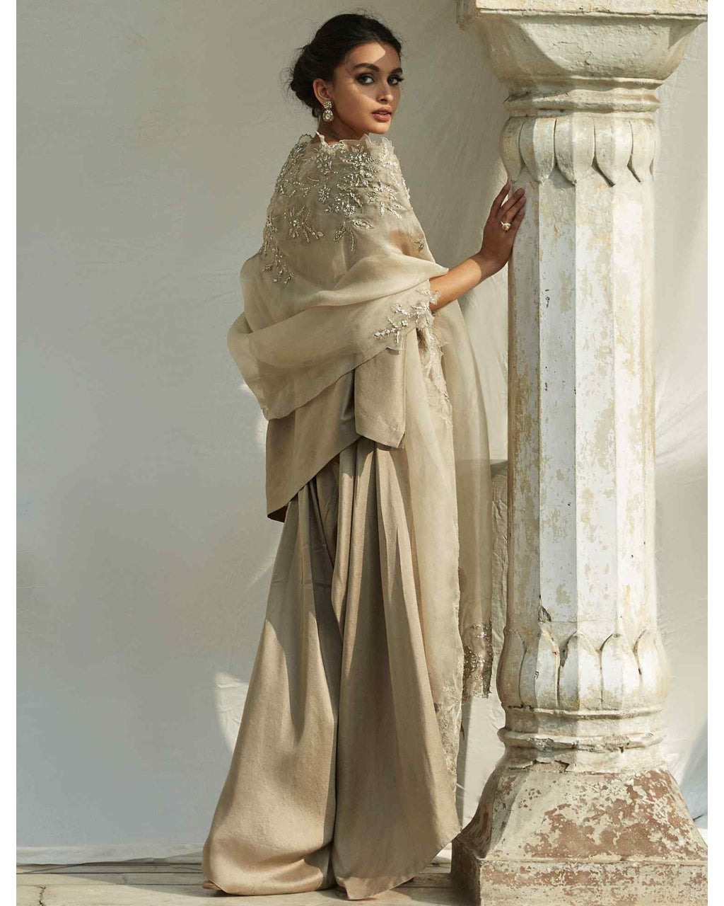 Florence Off Shoulder, Pants & Dupatta Set