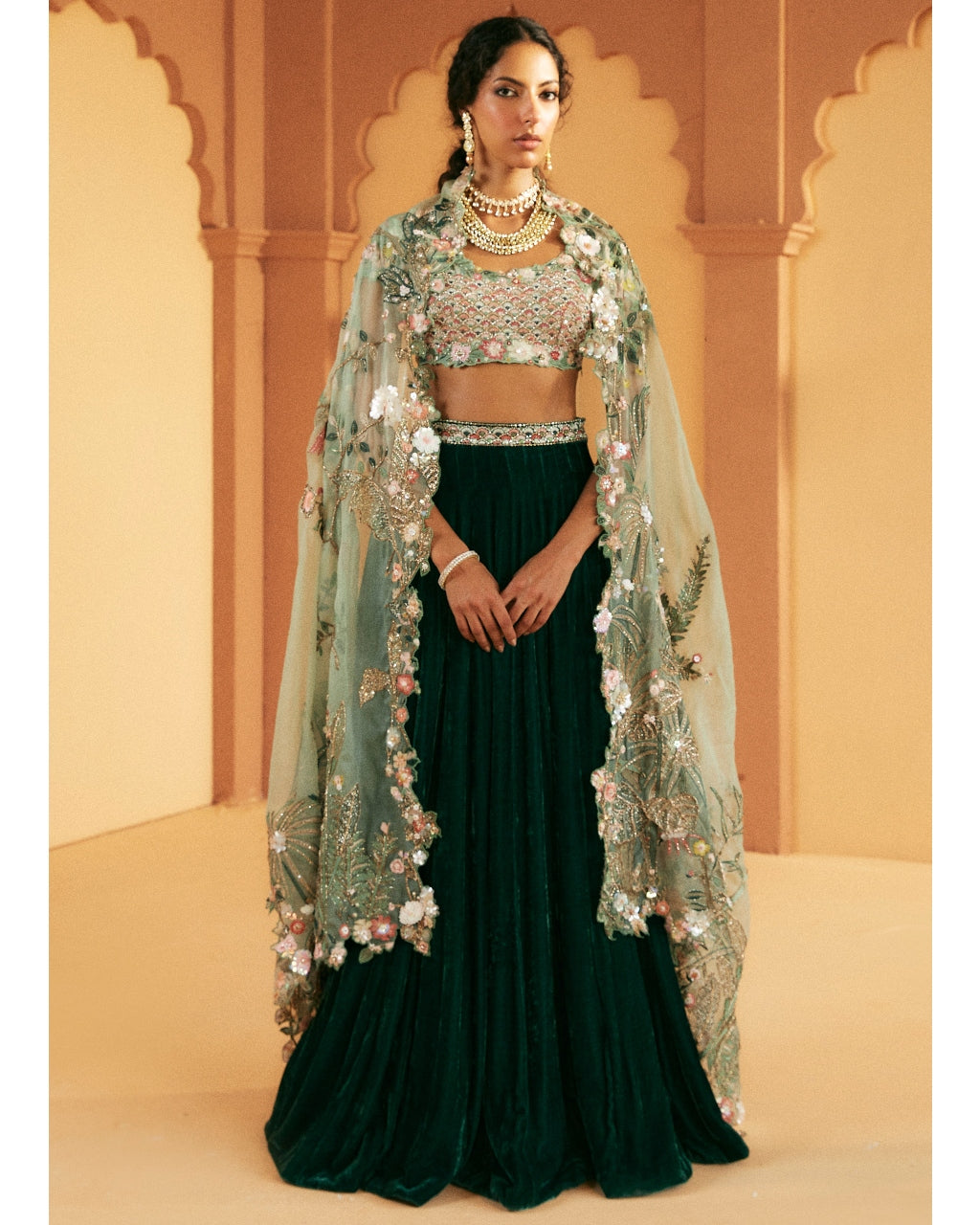 Resplendent Floral Lehenga Set