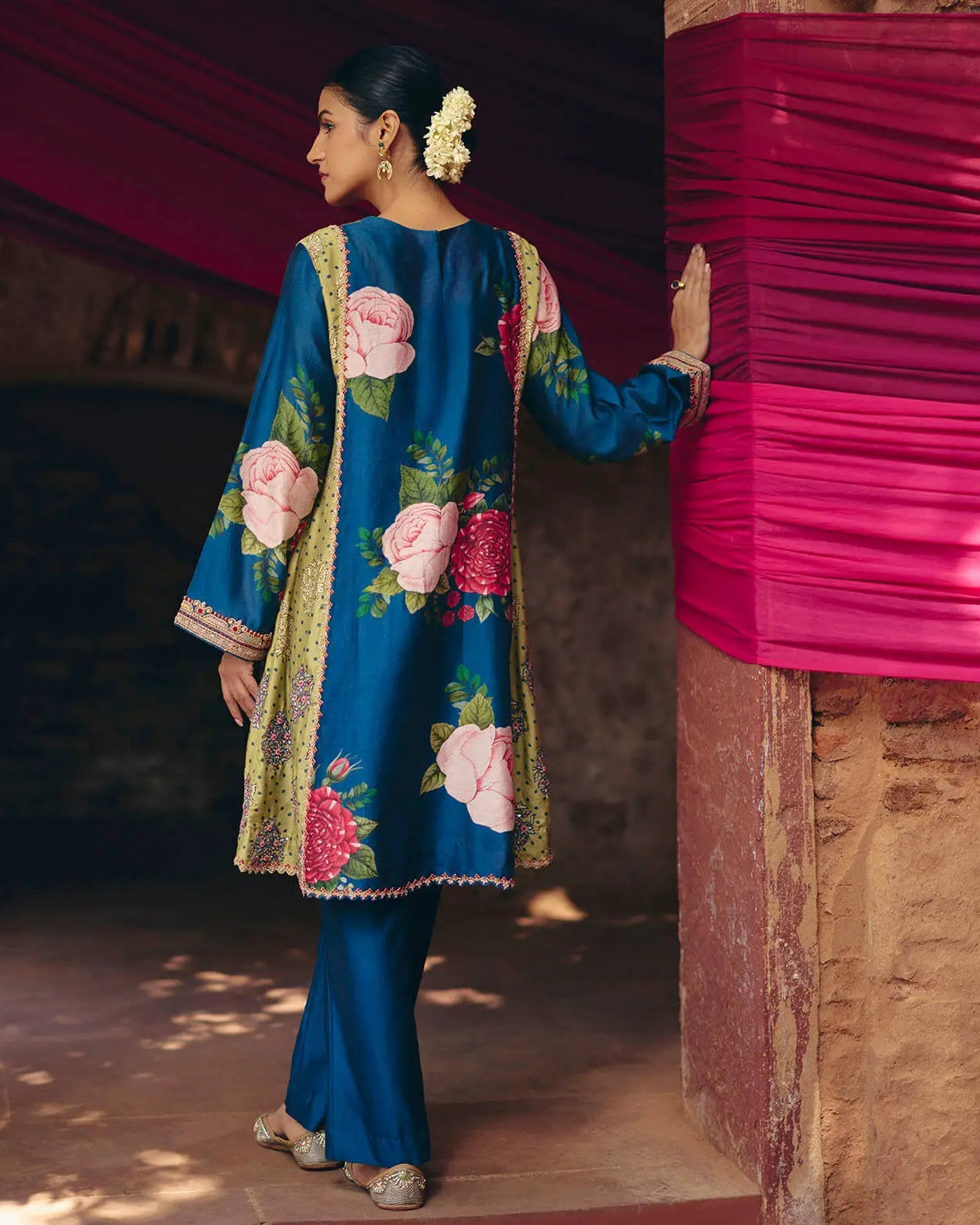 Blue Floral Coord Set