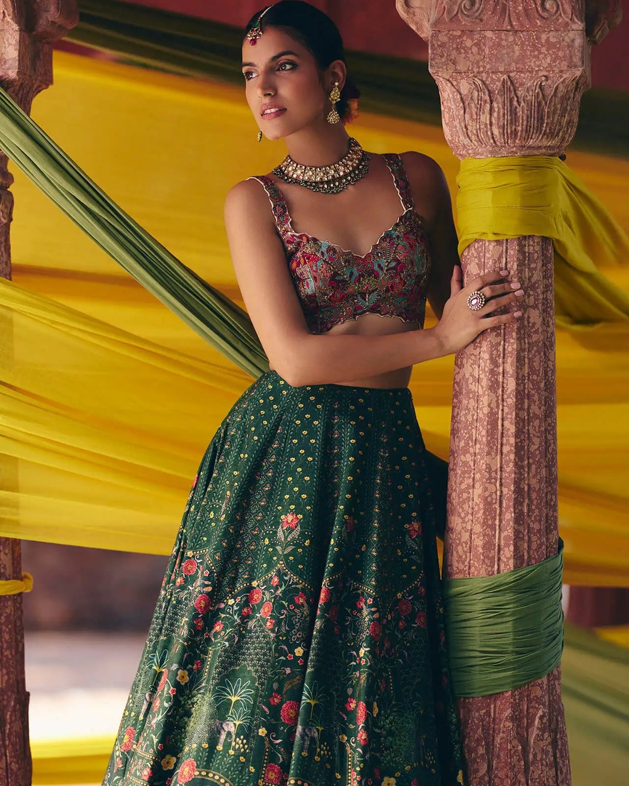 Jade Lehenga