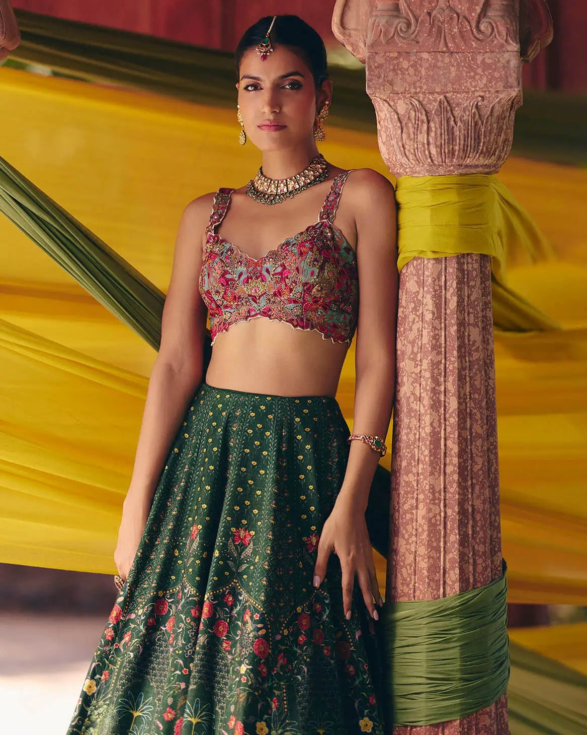 Jade Lehenga