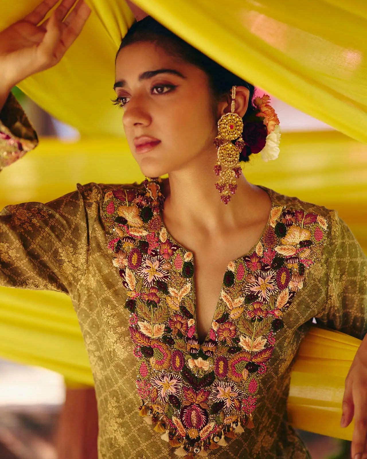 Asma Kurta Sharara Set