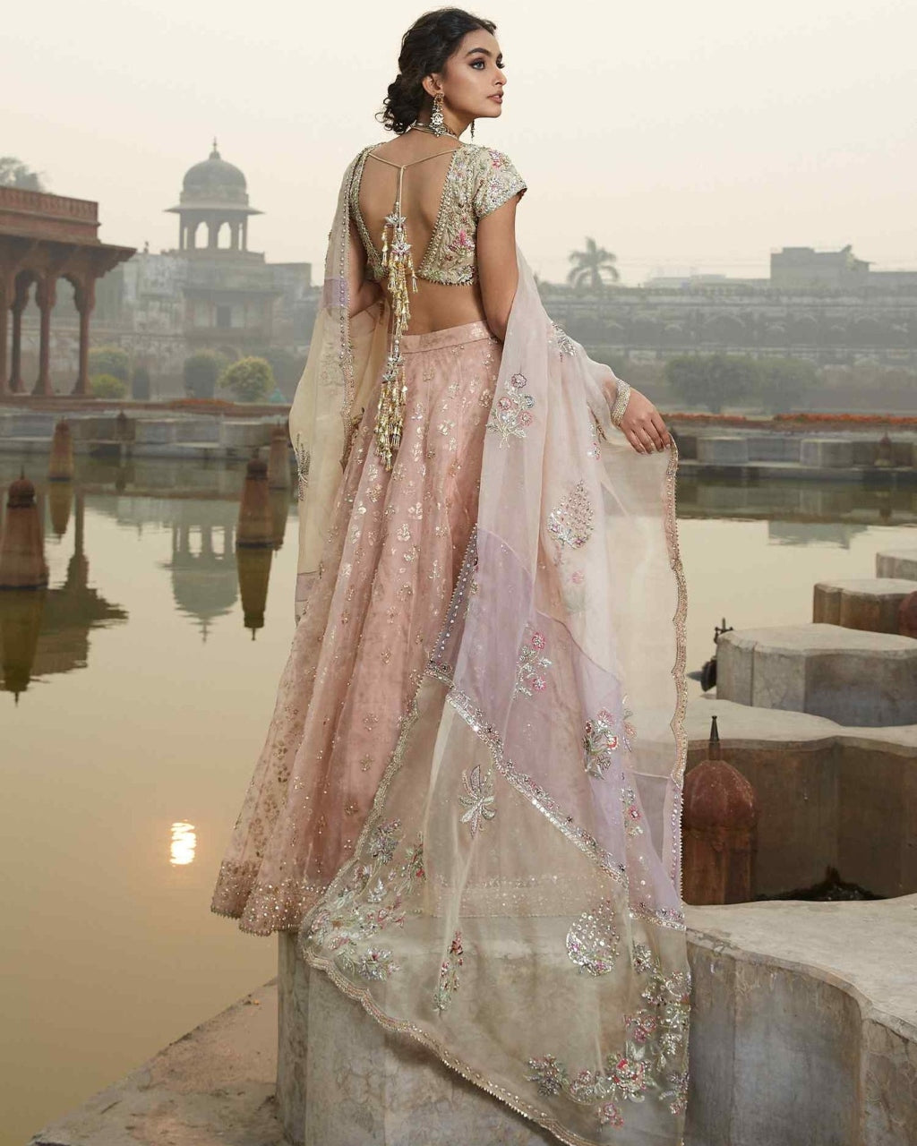 Camila Blouse, Lehenga & Dupatta Set