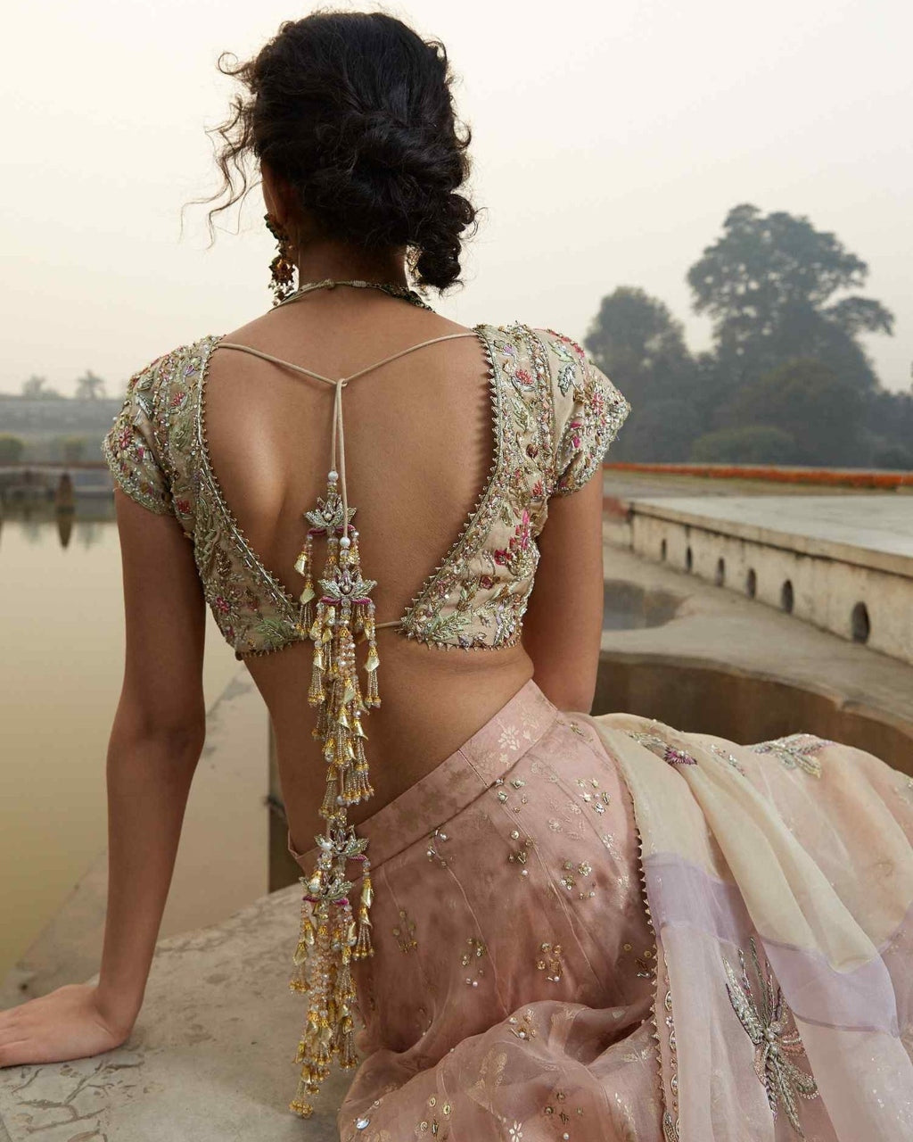Camila Blouse, Lehenga & Dupatta Set