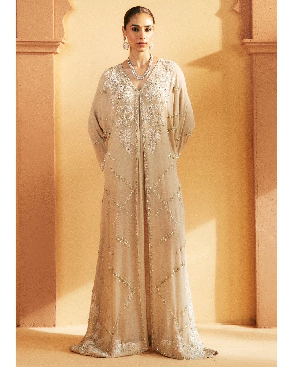 White Gypsy Kaftan