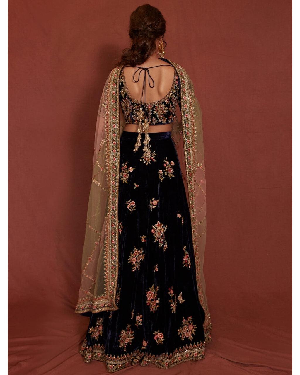 Eleanor Blouse, Lehenga & Dupatta Set