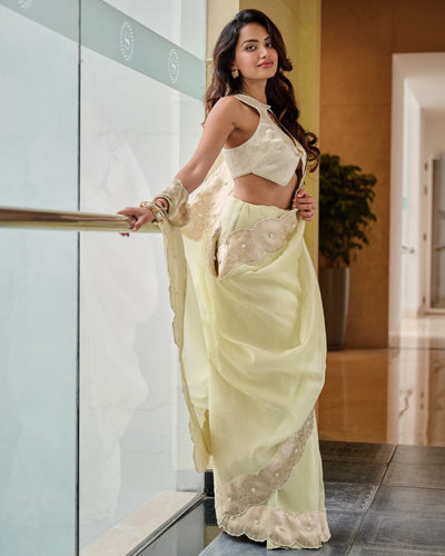 The Jane Sari in Pistachio