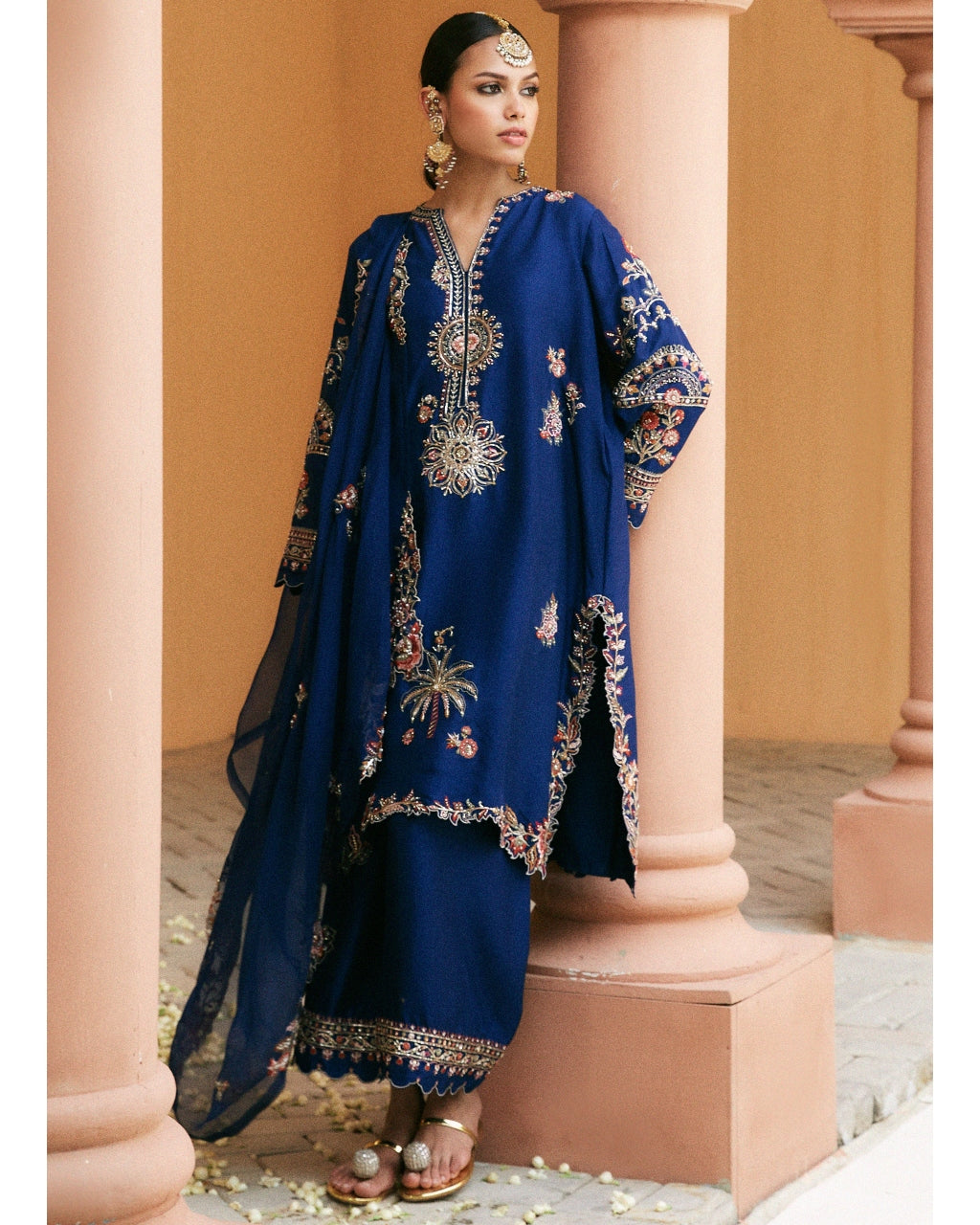 Blue Alisha Kurta Set