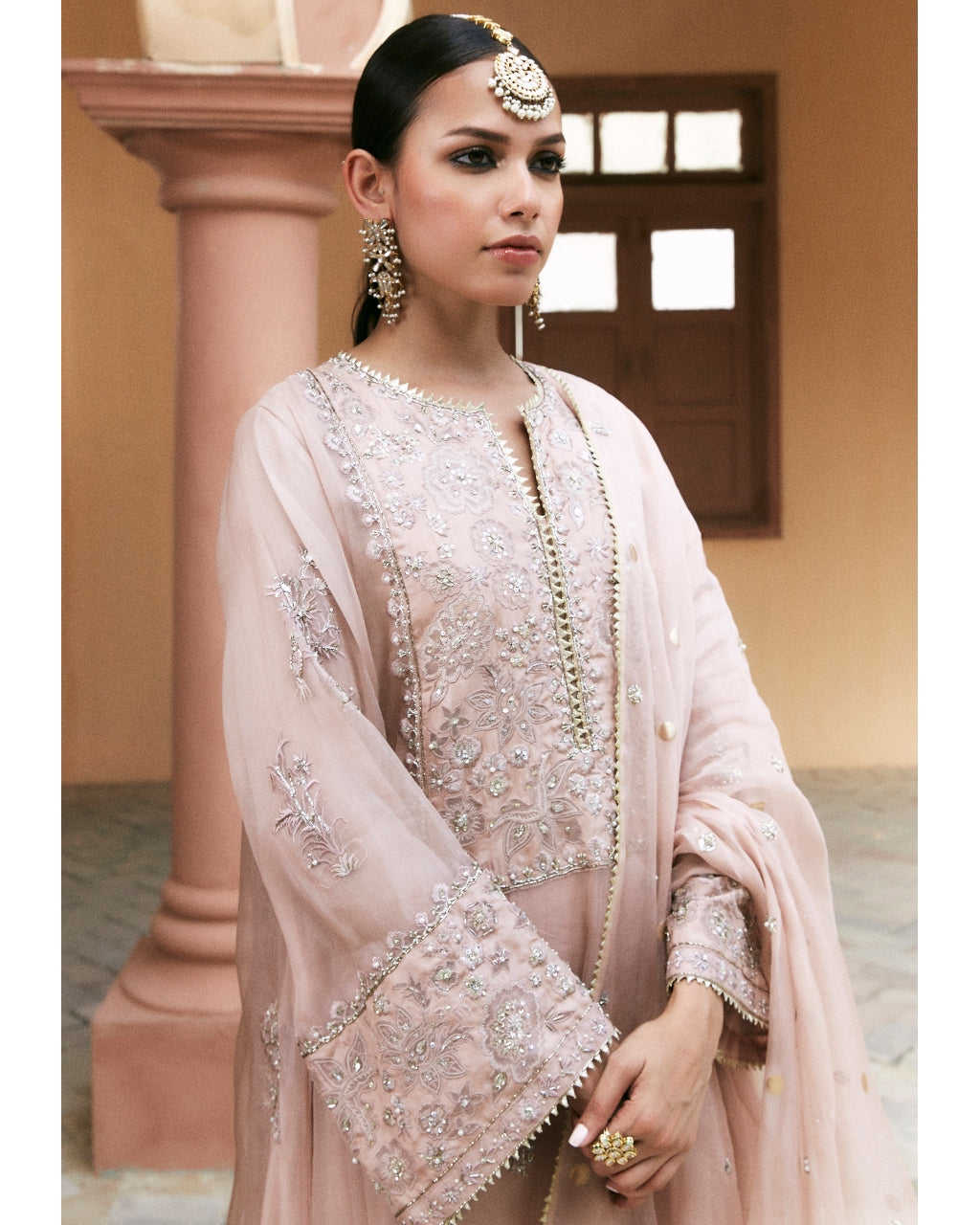 Champage Pink Kurta Set