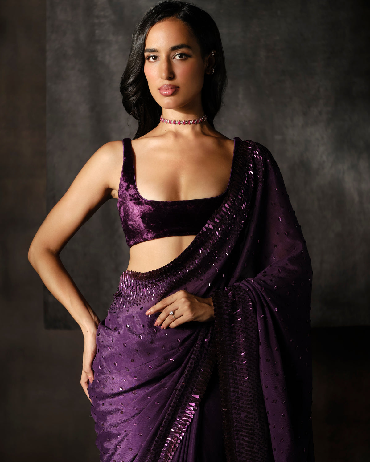 Wine Kashti Sari