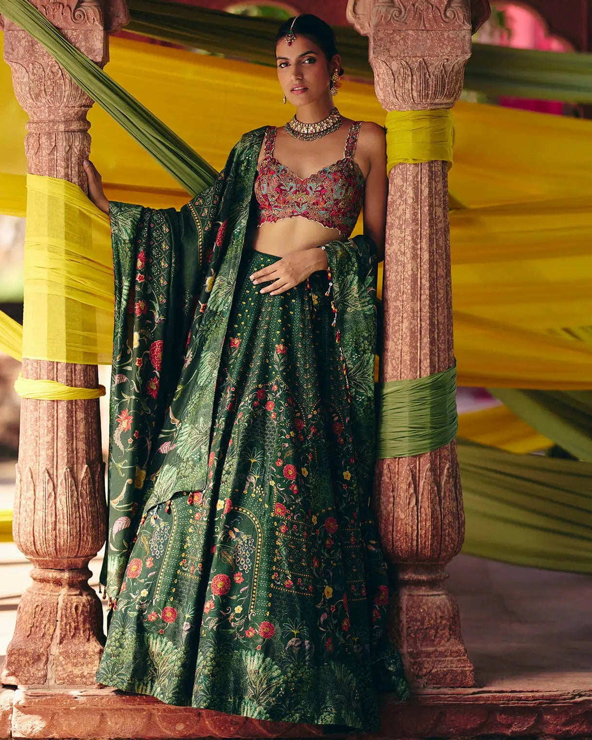 Jade Lehenga