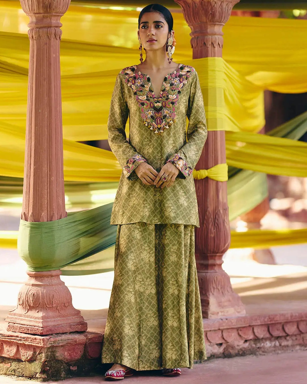 Asma Kurta Sharara Set