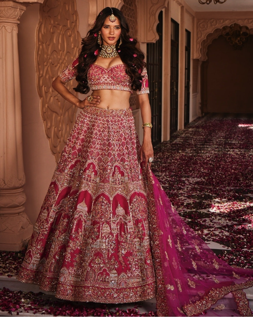 Lucknowi Lehenga Set