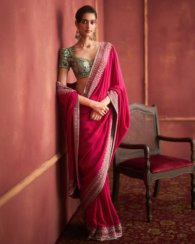Pink Sari Set