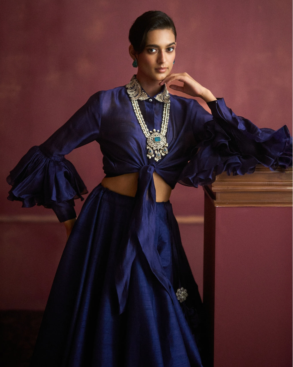 Purple Lehenga Set