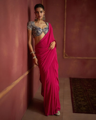 Pink Sari Set