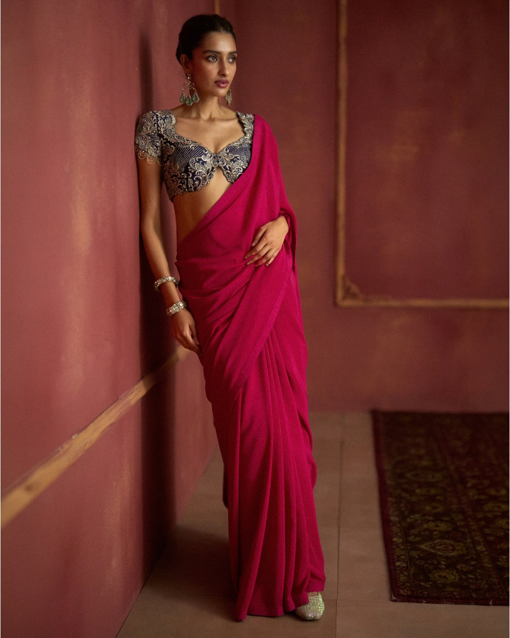 Pink Sari Set