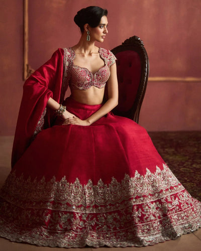 Red Lehenga Set