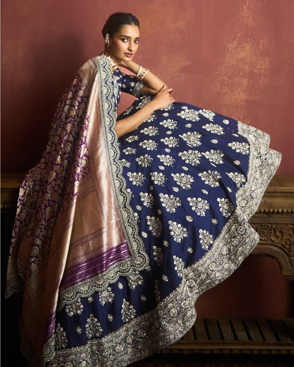 Purple Lehenga Set