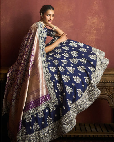 Purple Lehenga Set