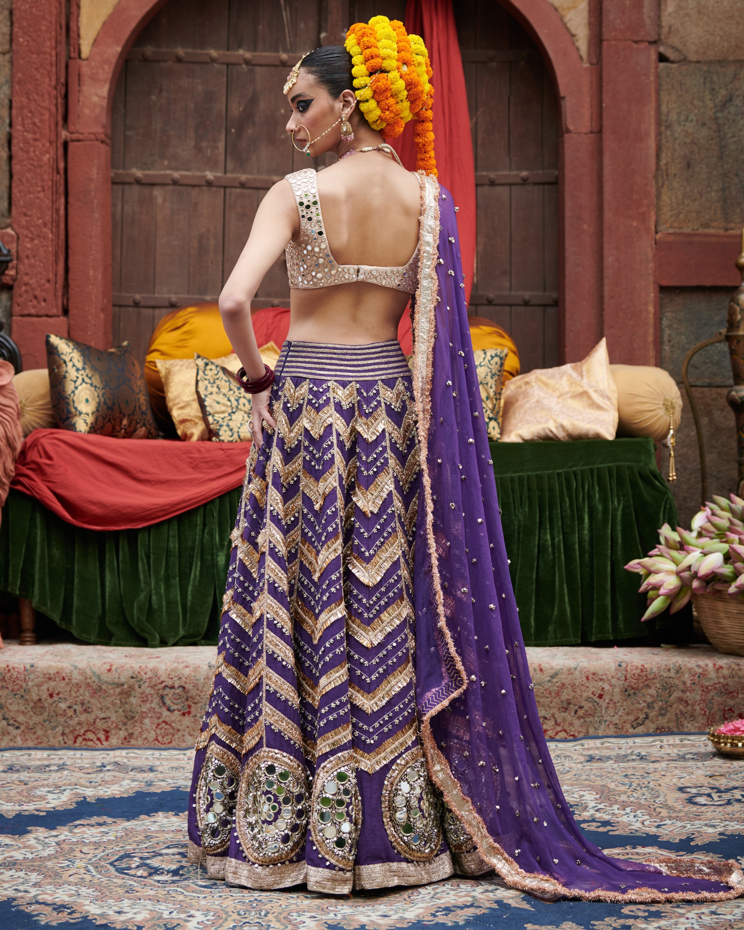 Ulfat Jamuni Lehenga Set