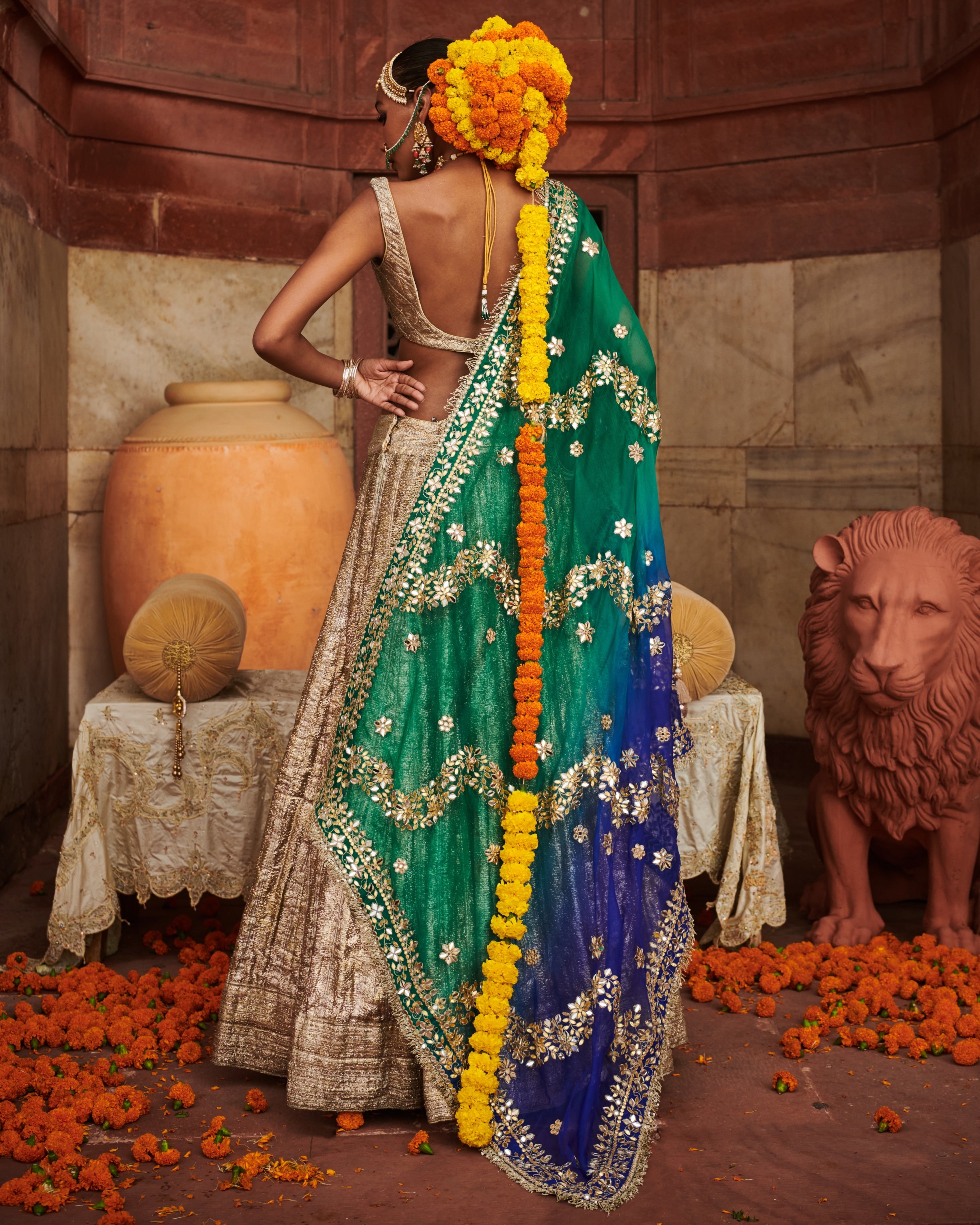 Chaandi Lampi Lehenga Set