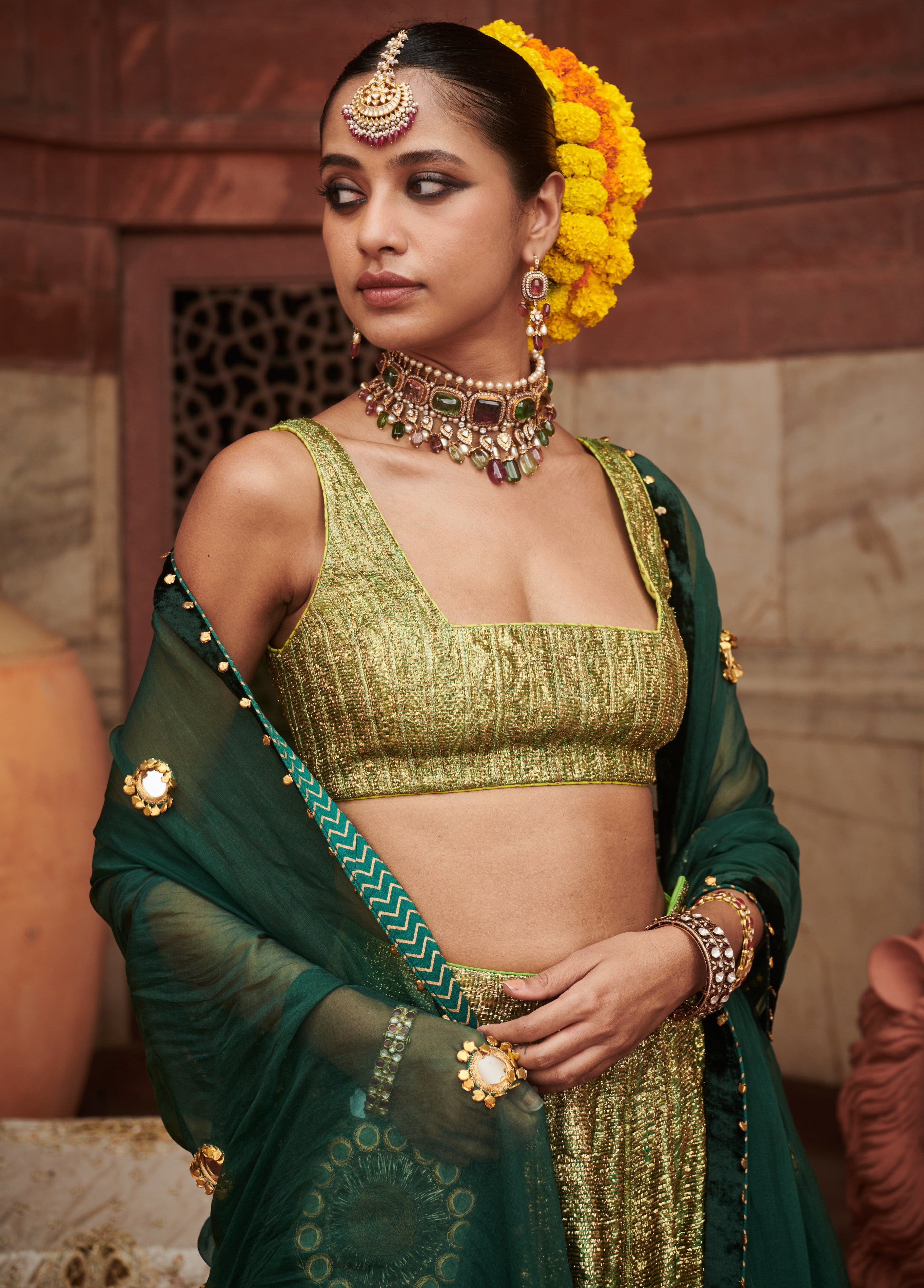 Pushp Lampi Lehenga Set