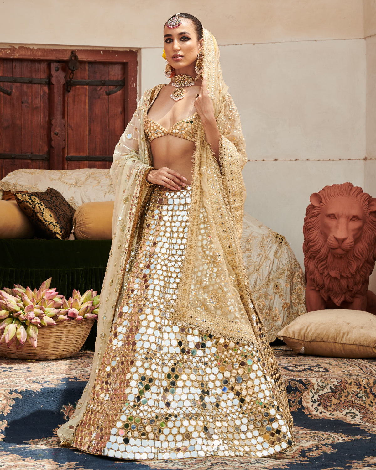 Sheesh Mahal Lehenga Set