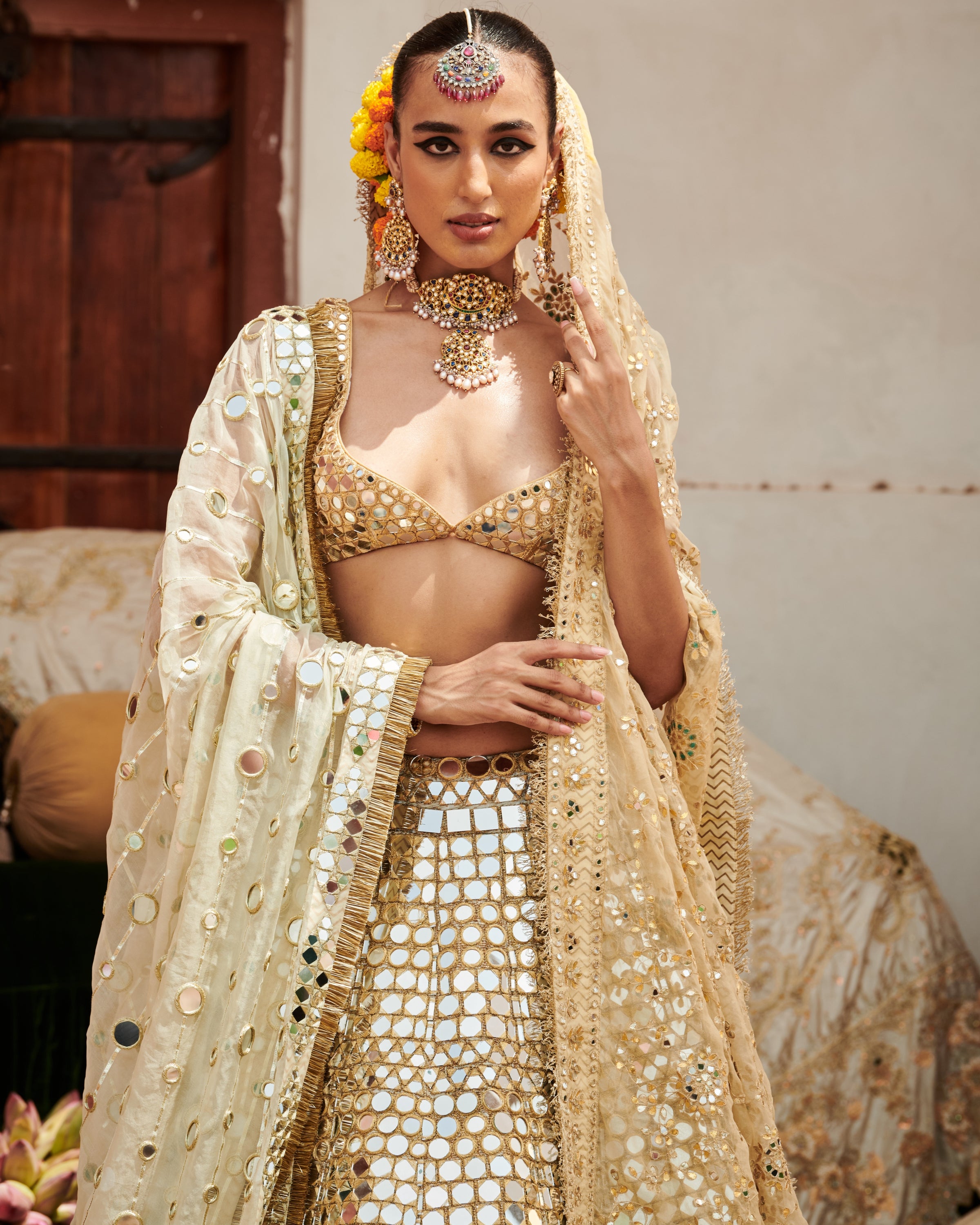 Sheesh Mahal Lehenga Set