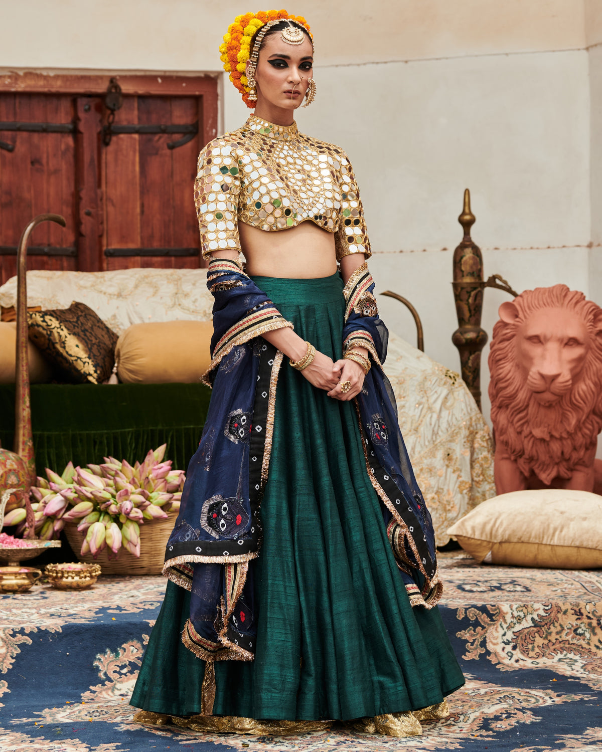 Zamurd Lehenga Set