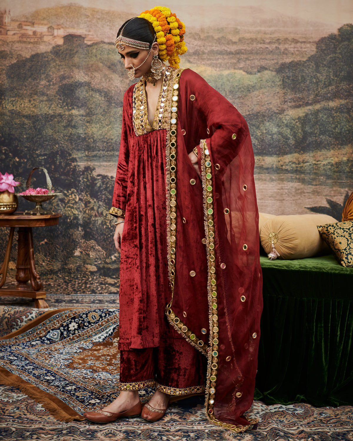 Surkh Shaahi Suit Set