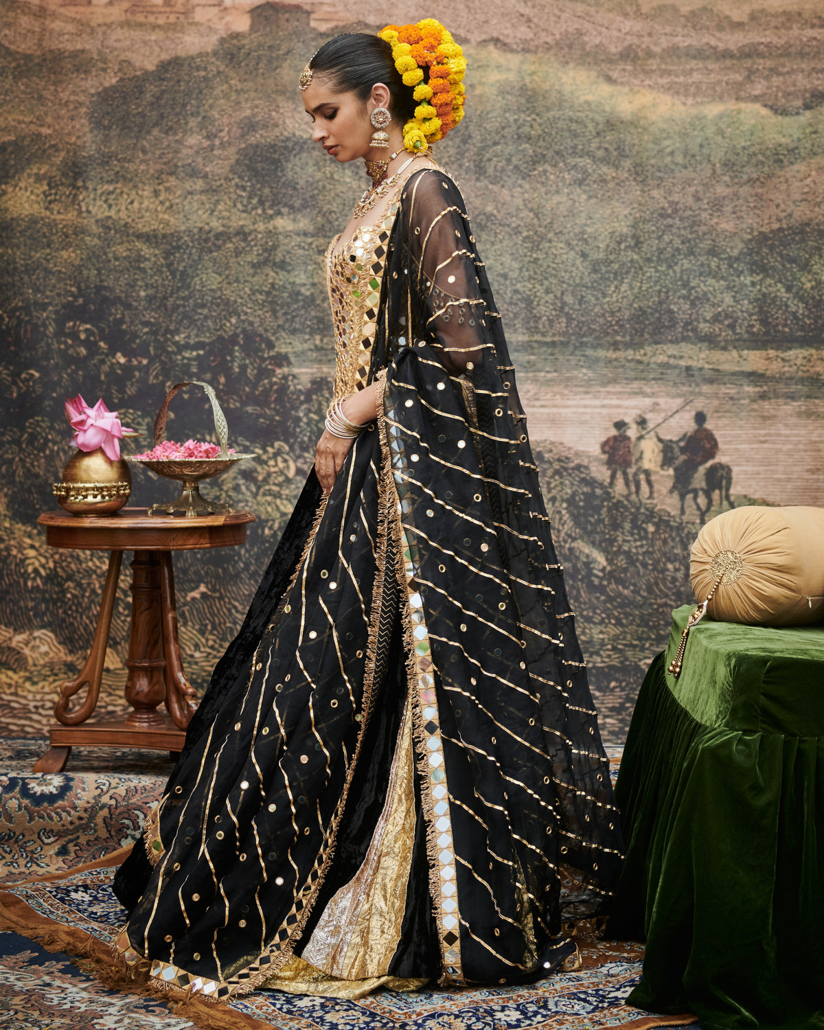 Surmayi Lehenga Set