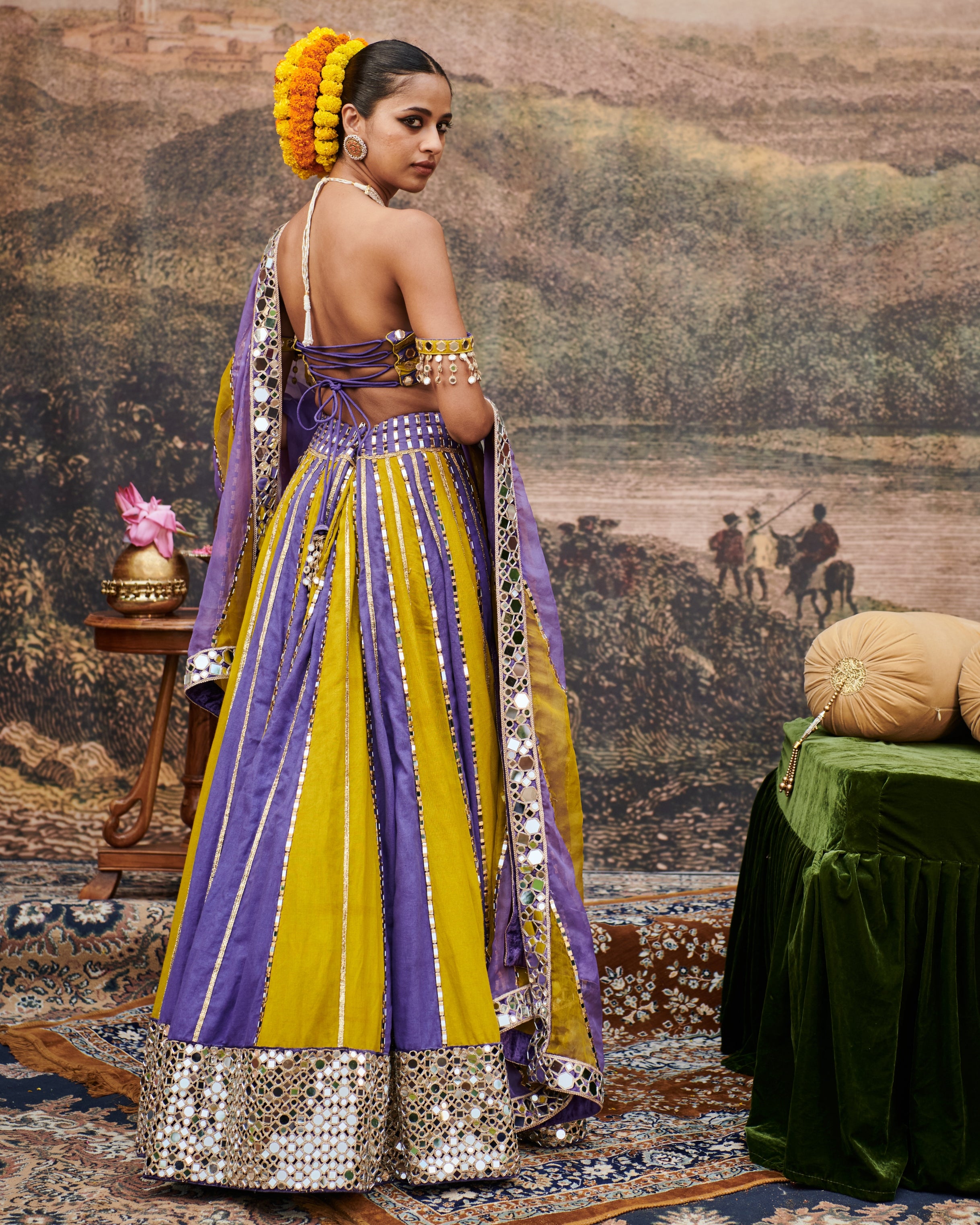 Hari Varn Lehenga Set